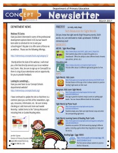 newsletter March 2017 page 1